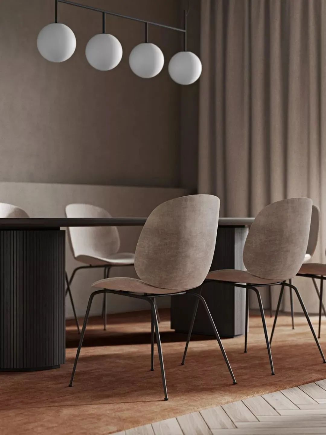 极简主义美学,打造低奢复古空间-44