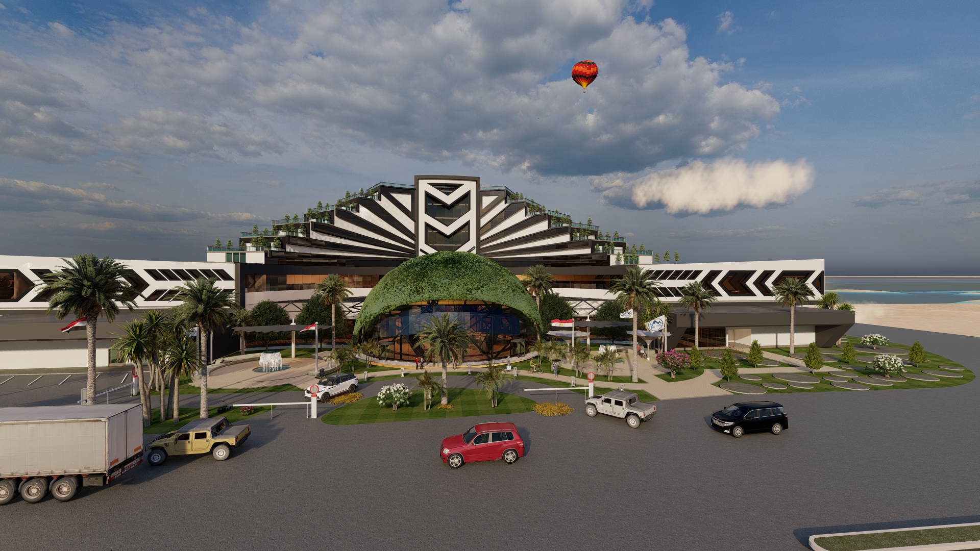 مشروع تصميم فندق 4 نجوم بمدينة الغردقه-6