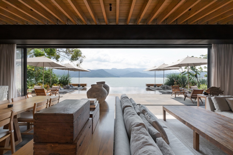 墨西哥 La Peña 湖畔住宅丨Central de Arquitectura-13