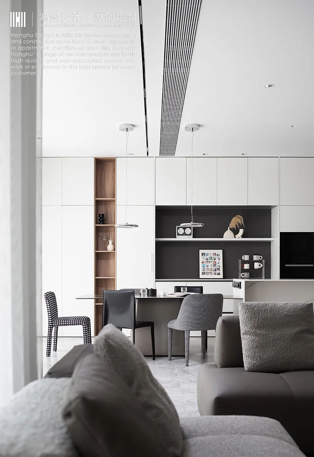 江苏徐州 600㎡现代简约别墅设计丨中国徐州丨鸿鹄设计-35