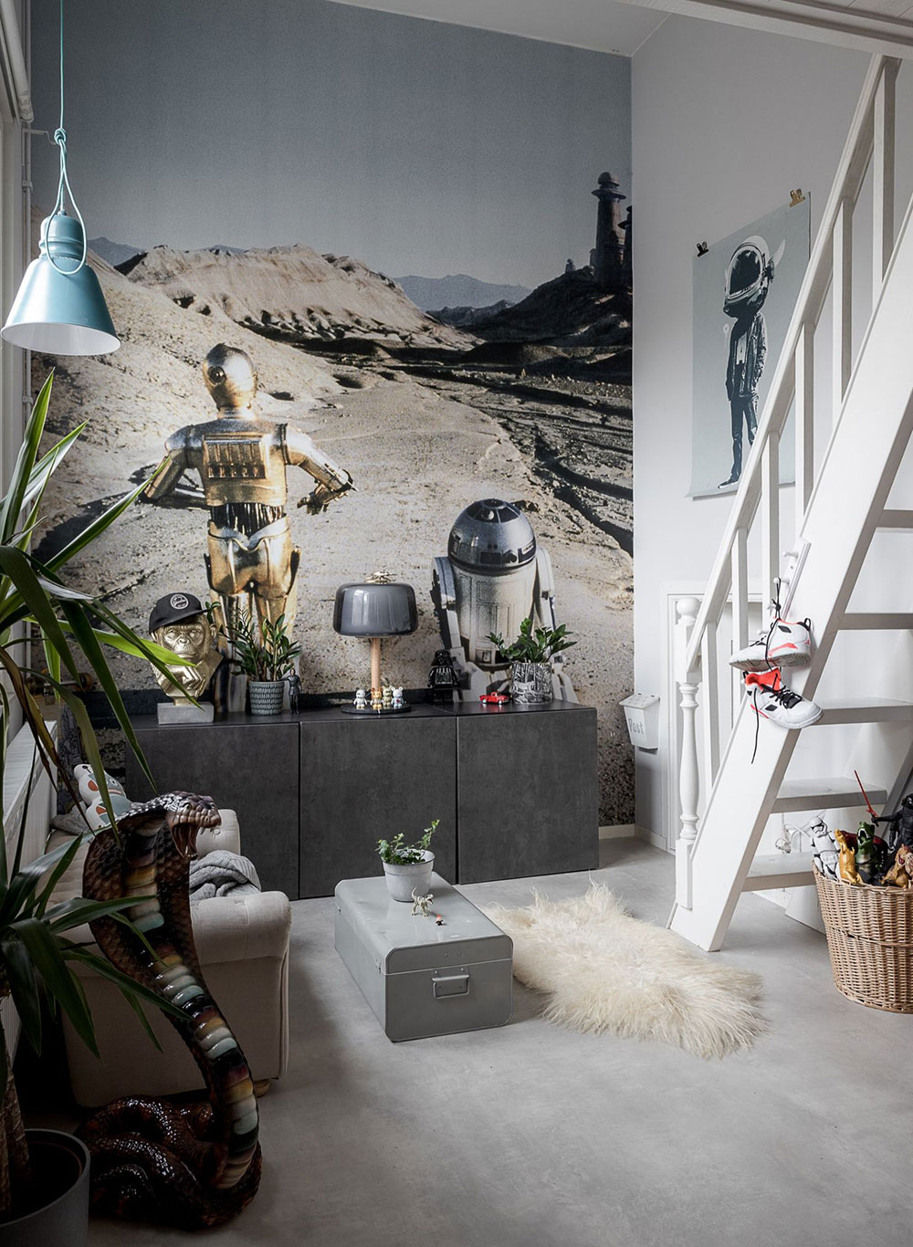 瑞典 73 平米混搭风格公寓设计-30