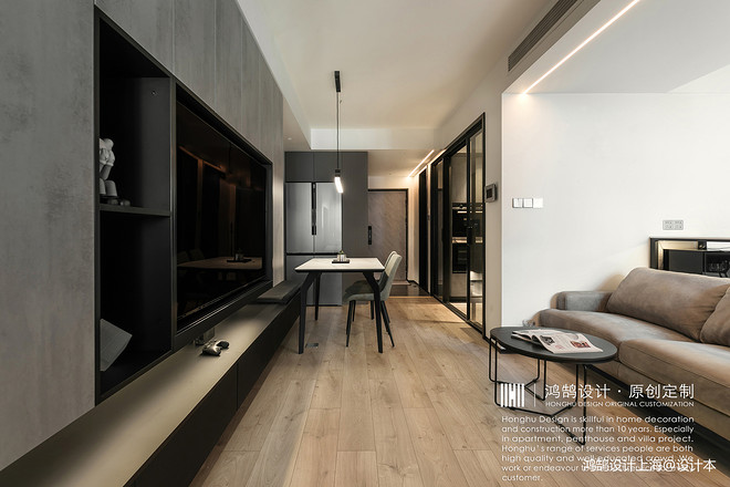 30万元二居80平米装修案例_效果图 - 巧妙合理运用柔和光线打造温馨婚房 - 设计本-15