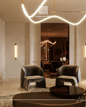 你提供的Lu·ury可能有误，推测正确的词是Luxury ，那么Luxury Modern Reception的翻译是奢华现代接待处 丨EgyptCairo丨A2Z Architects