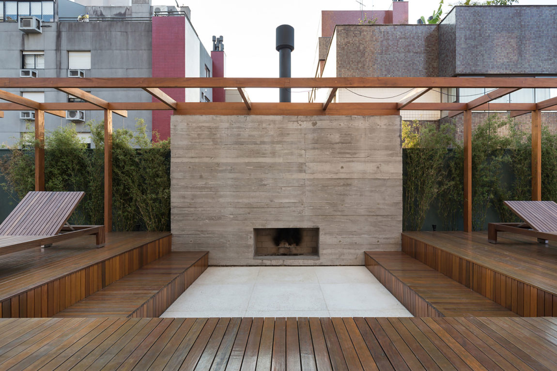 巴西博萨俱乐部现代住宅 | 混凝土与玻璃的精致融合-12