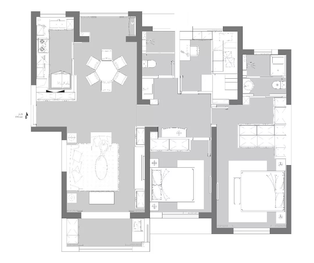 金域蓝湾 142m²，禄本设计打造的海子式幸福生活-24