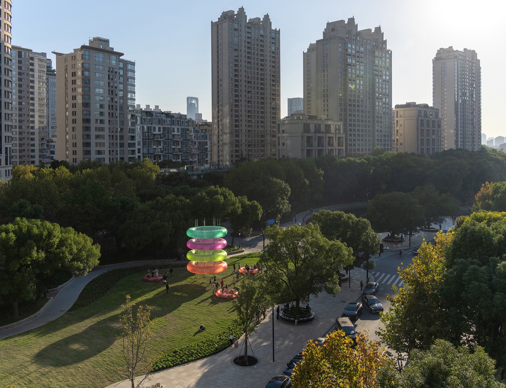 “JUMP城市电场”公共艺术装置丨中国上海丨大星吉子工作室-38