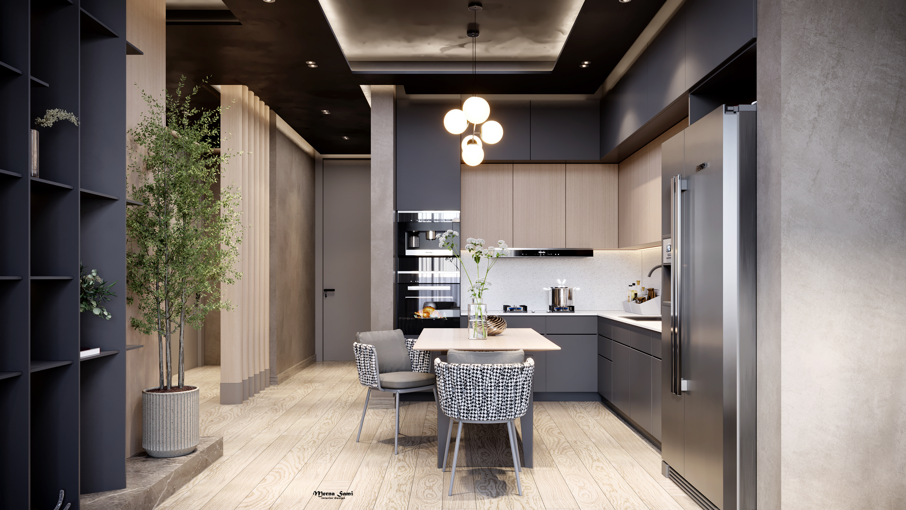 暗色调现代简约公寓丨M A S T E R-29