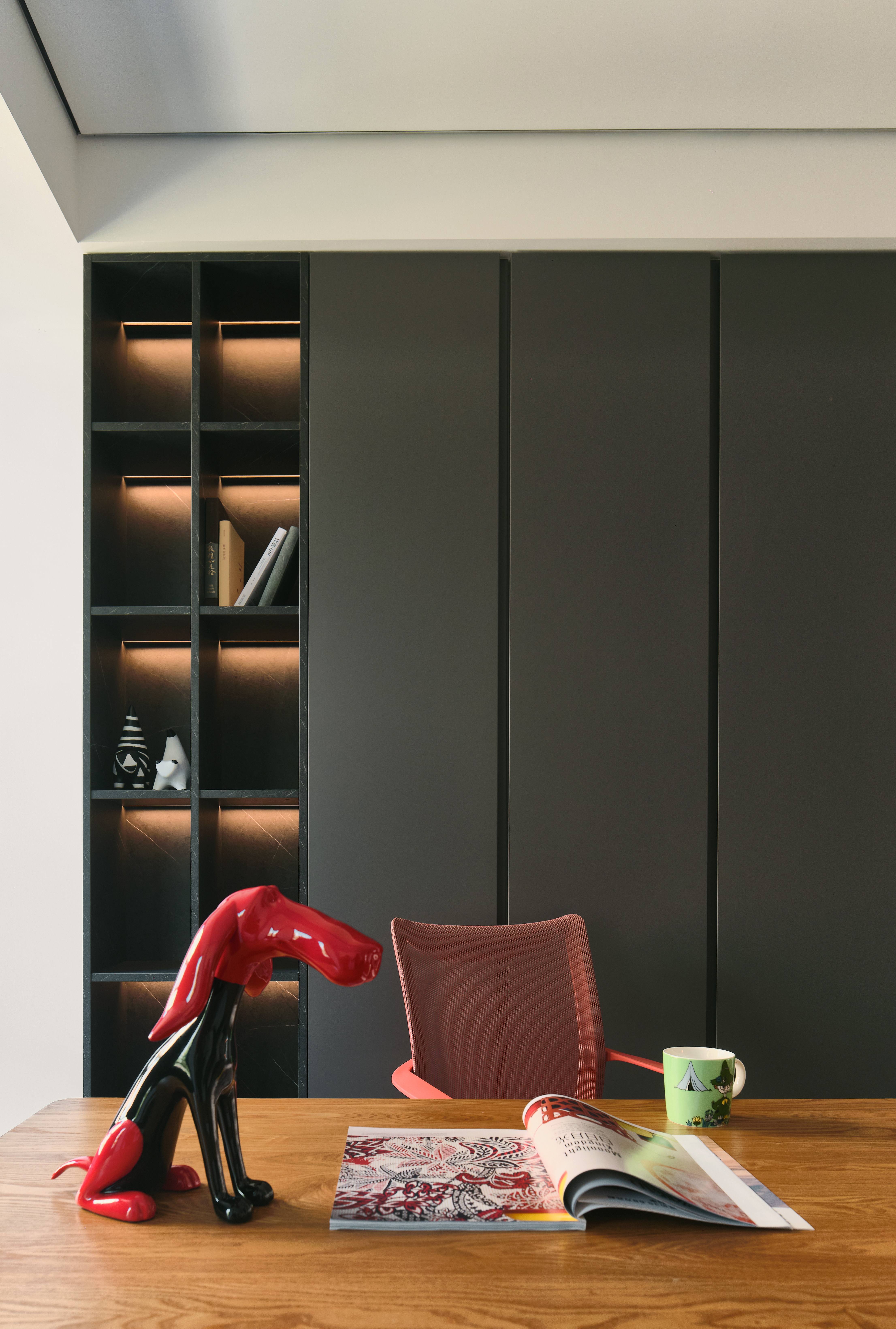 黑白重构,400㎡四层别墅的极简新生丨北岩-43