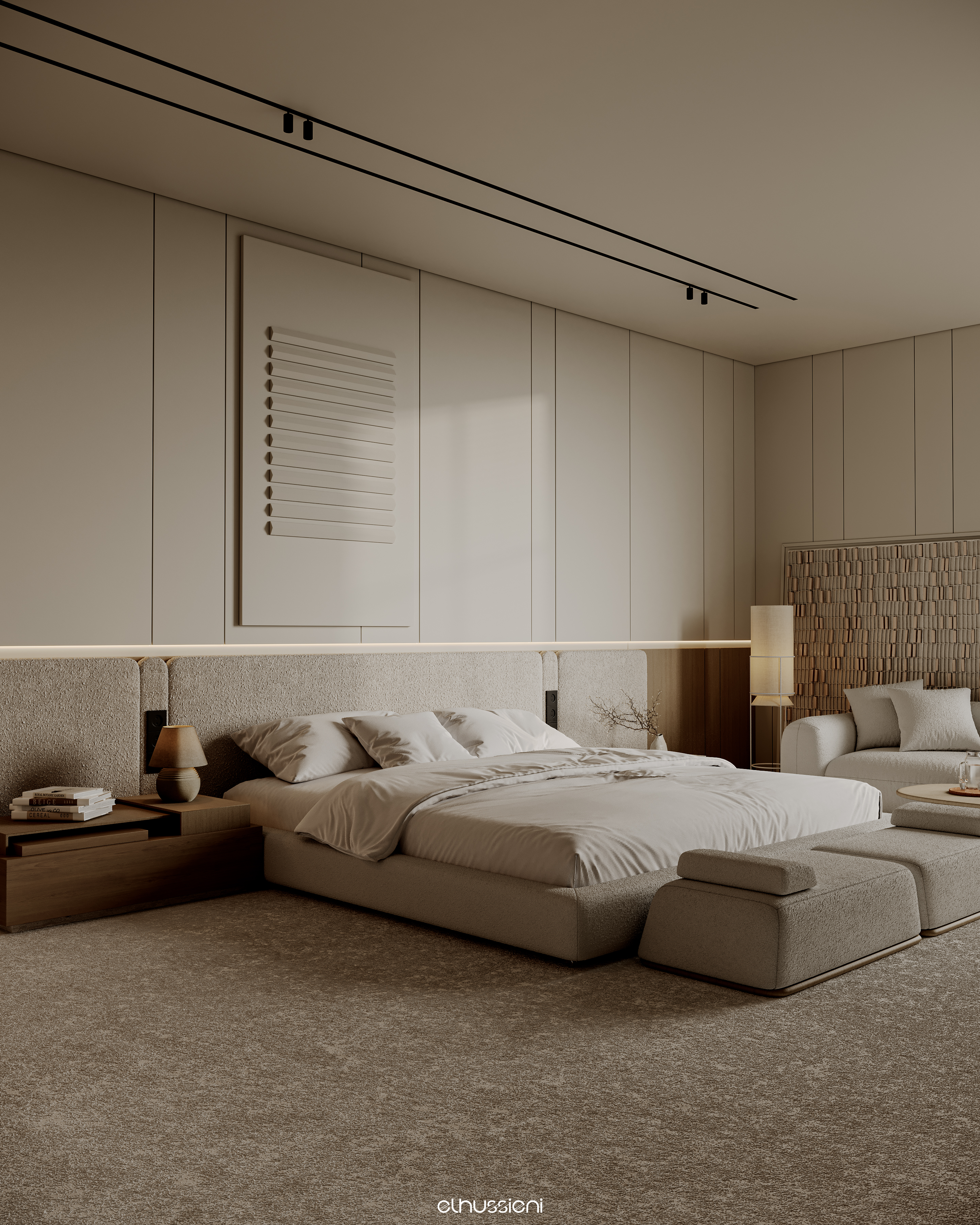 卧室设计丨Mohamed.elhussien.designs-4