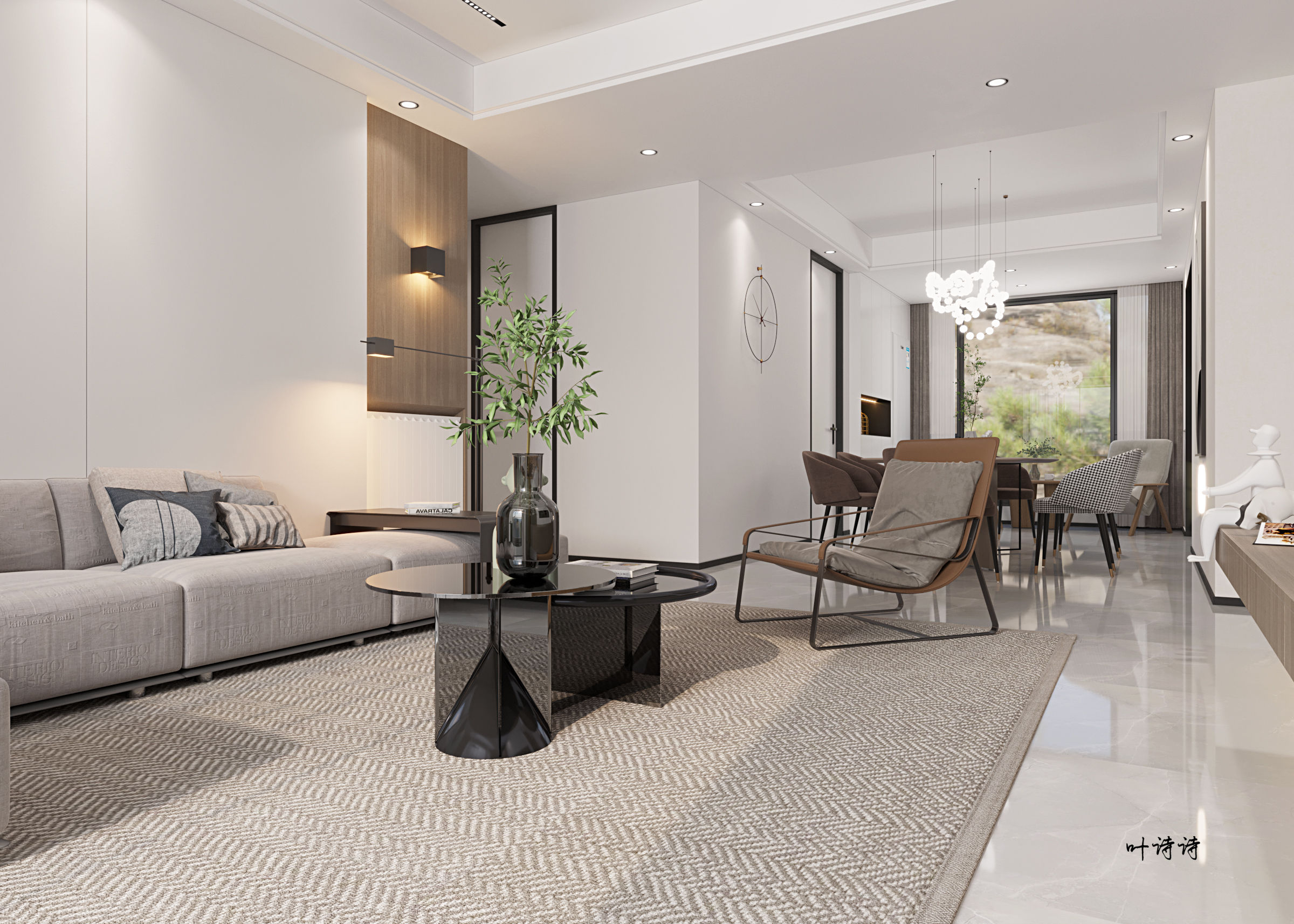 现代简奢风别墅，就是这么撩人！-9