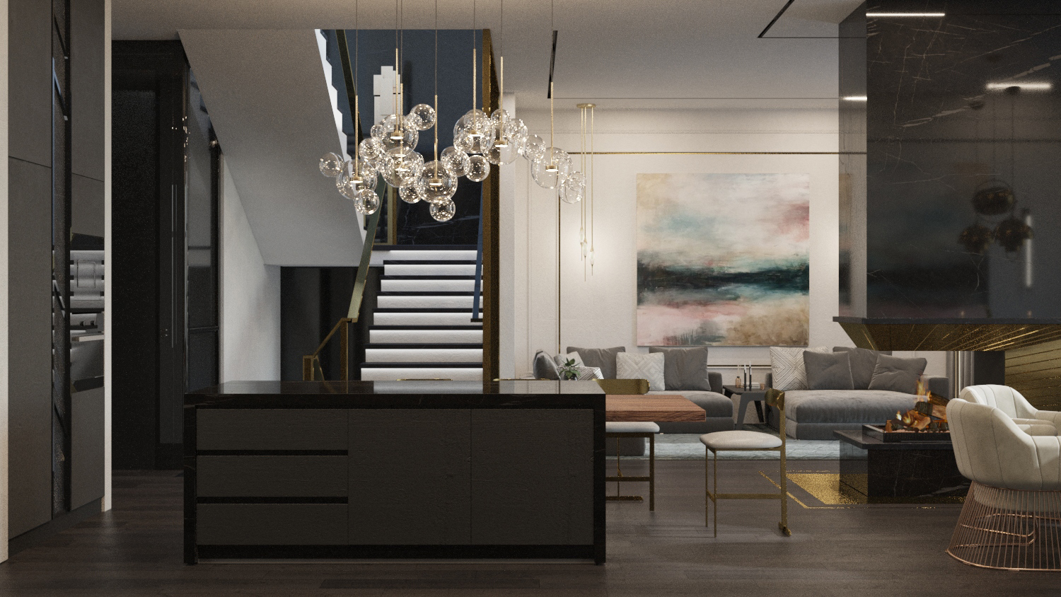 ЖК Берег Столицы 481м² таунхаус设计丨бюро ARXY-10