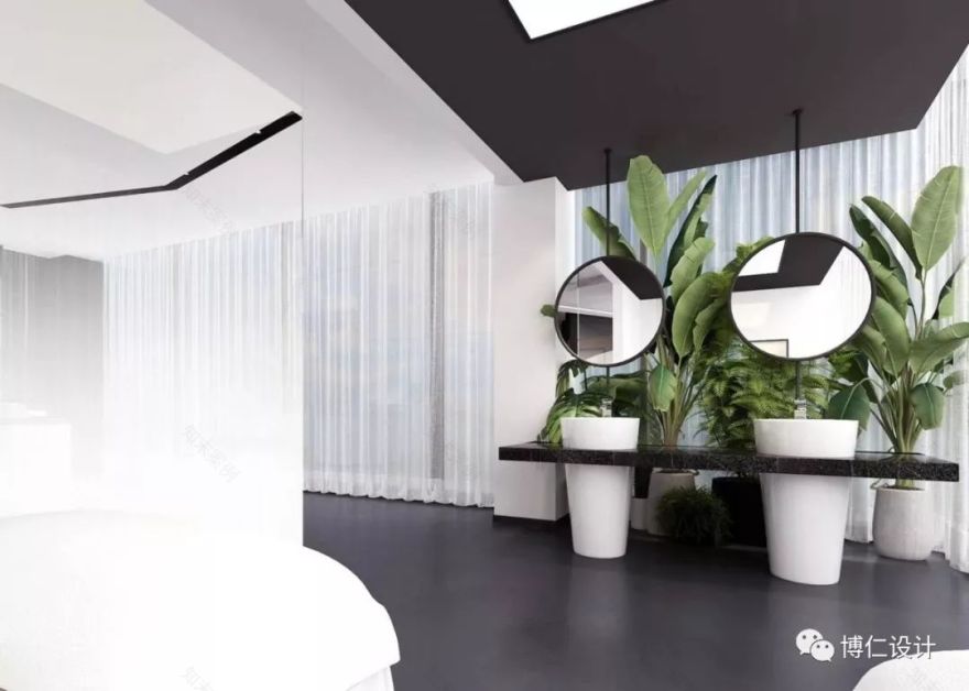 案例 | 黑白极简办公空间设计-18