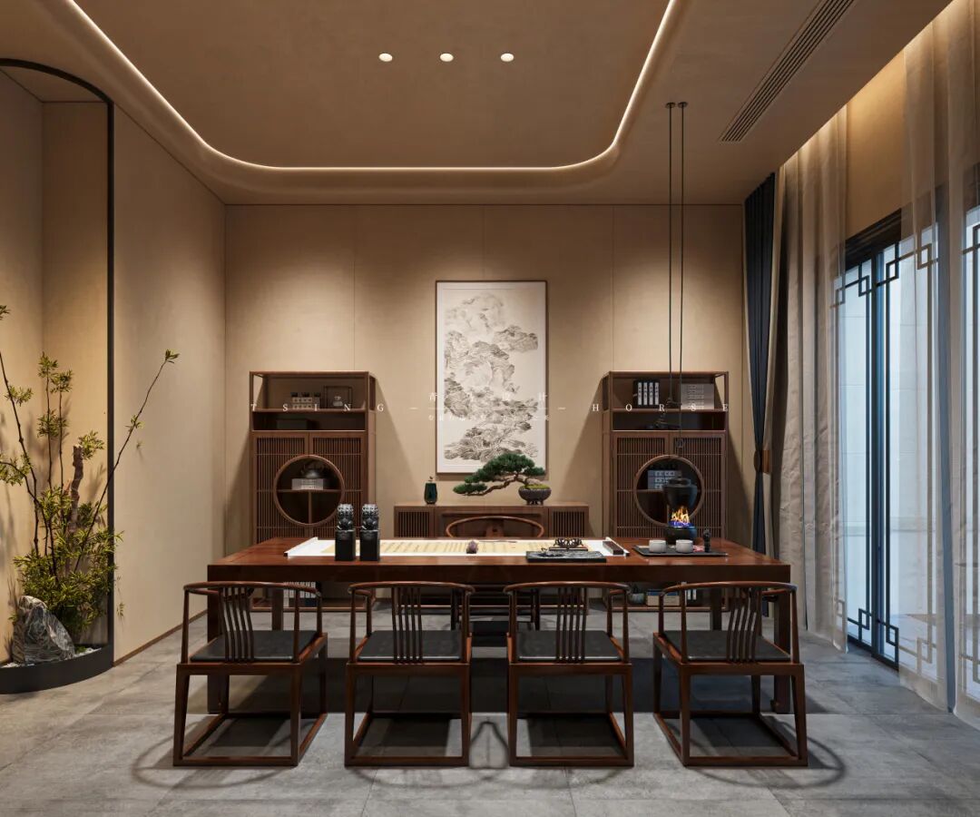 长安龙胤700㎡独栋现代新中式丨刘媛设计团队-47