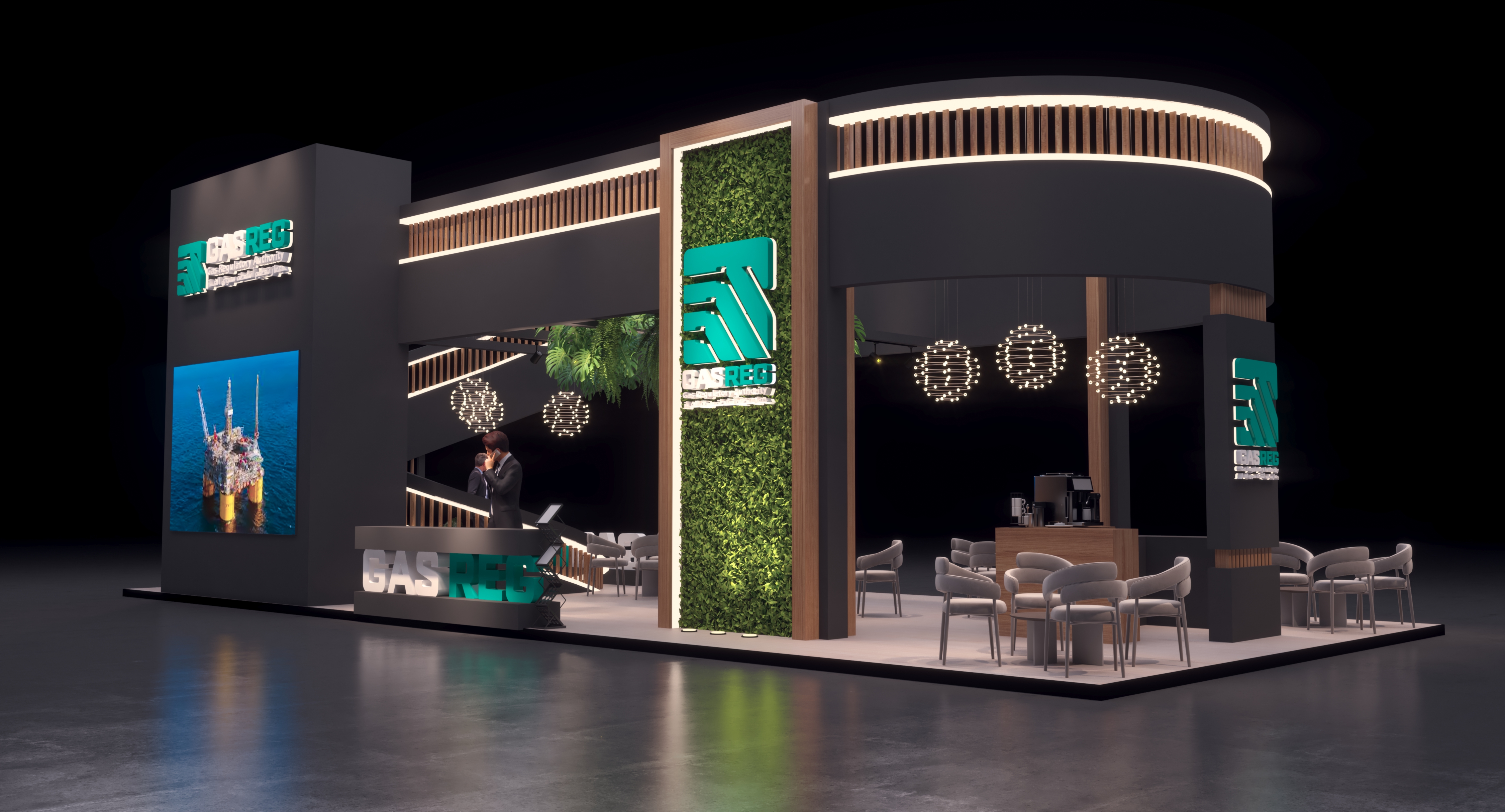 GasReg exhibition- stand- booth- design - event - 3D-5