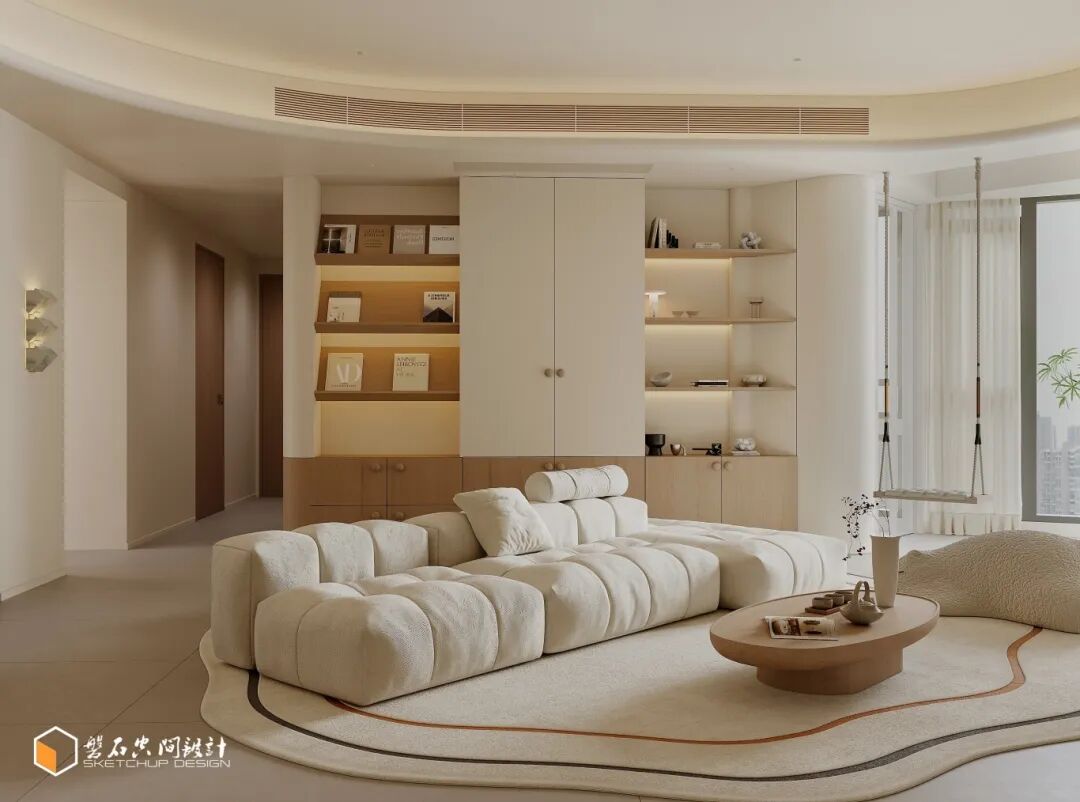 磐石设计|从异形到艺术用曲线重构空间秩序-39