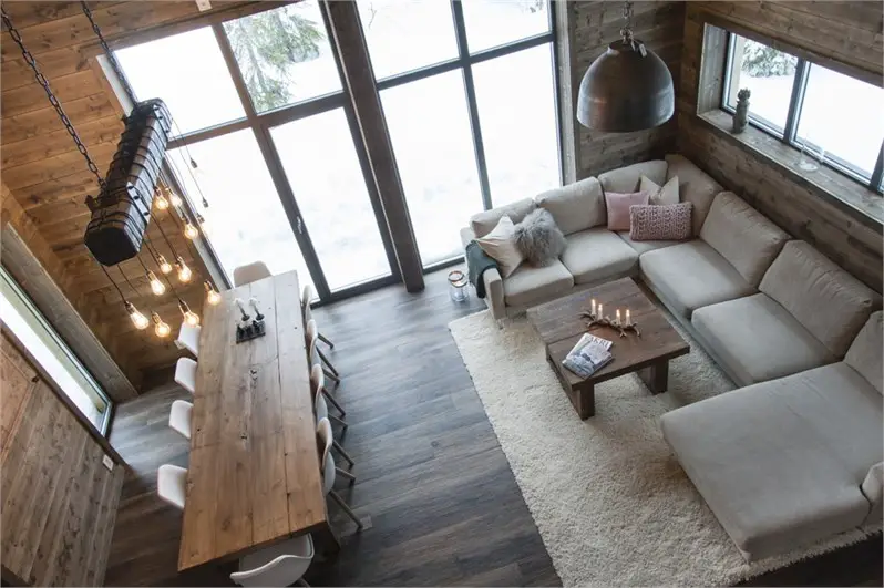 瑞典山间豪华木屋 | 传统与现代的完美交融-2