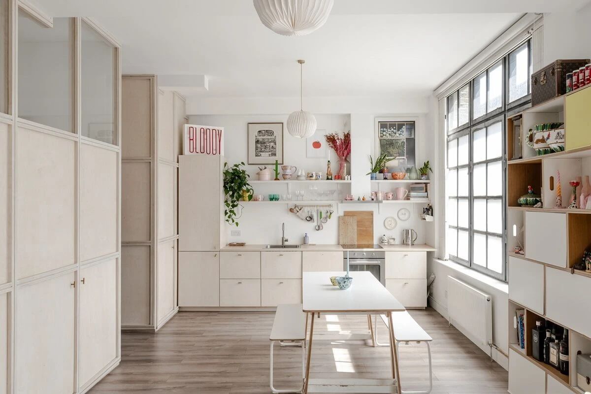 巧用隔断的 56㎡小宅空间设计-18