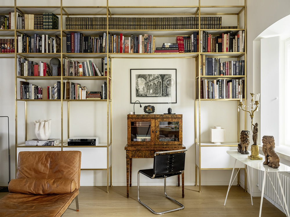 融合现代与古典的莫斯科公寓设计-1