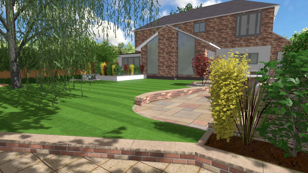 现代家庭花园丨Blue Iris Landscapes-19