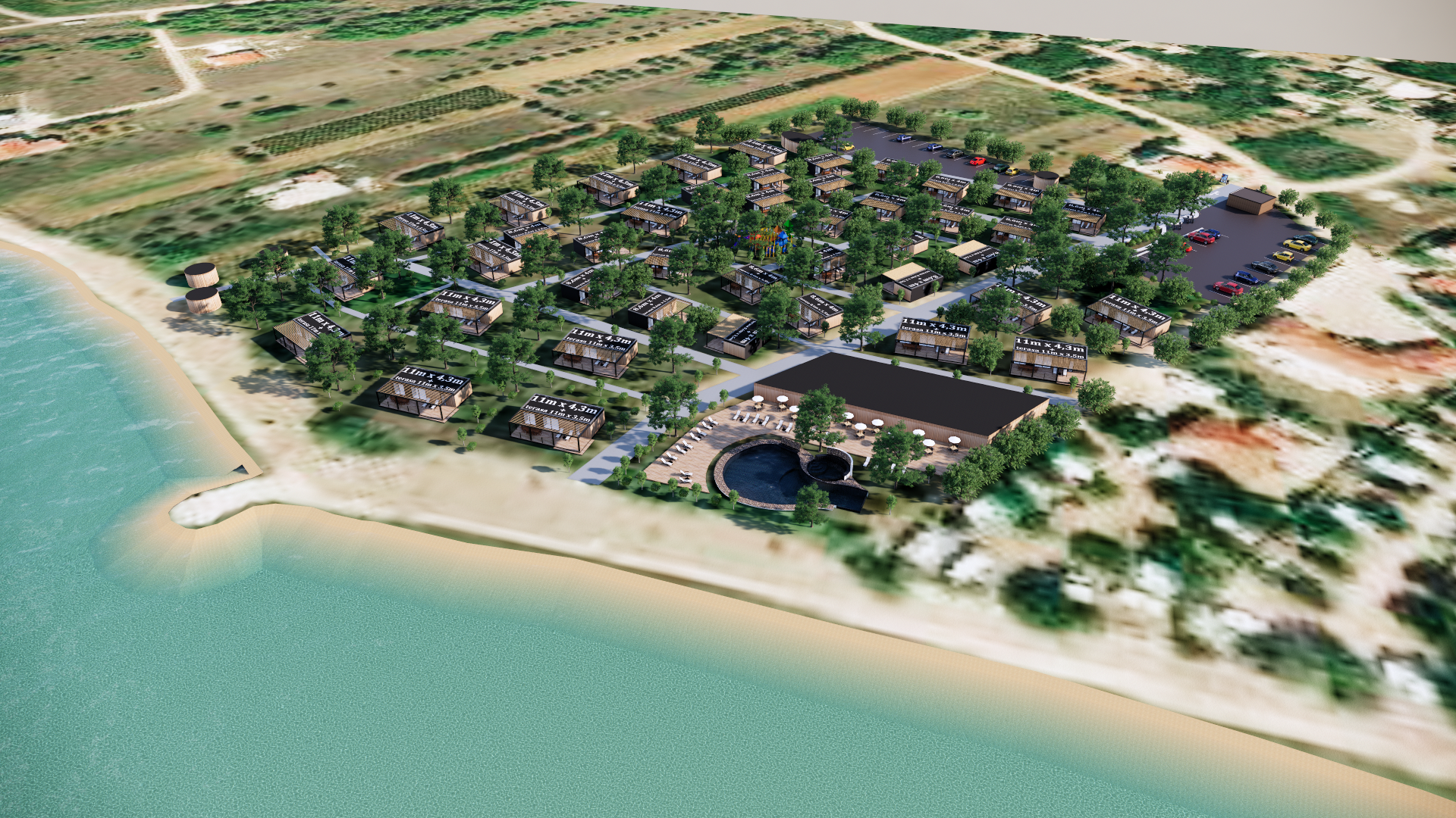 camping site, master plan ,Privlaka , Croatia-10