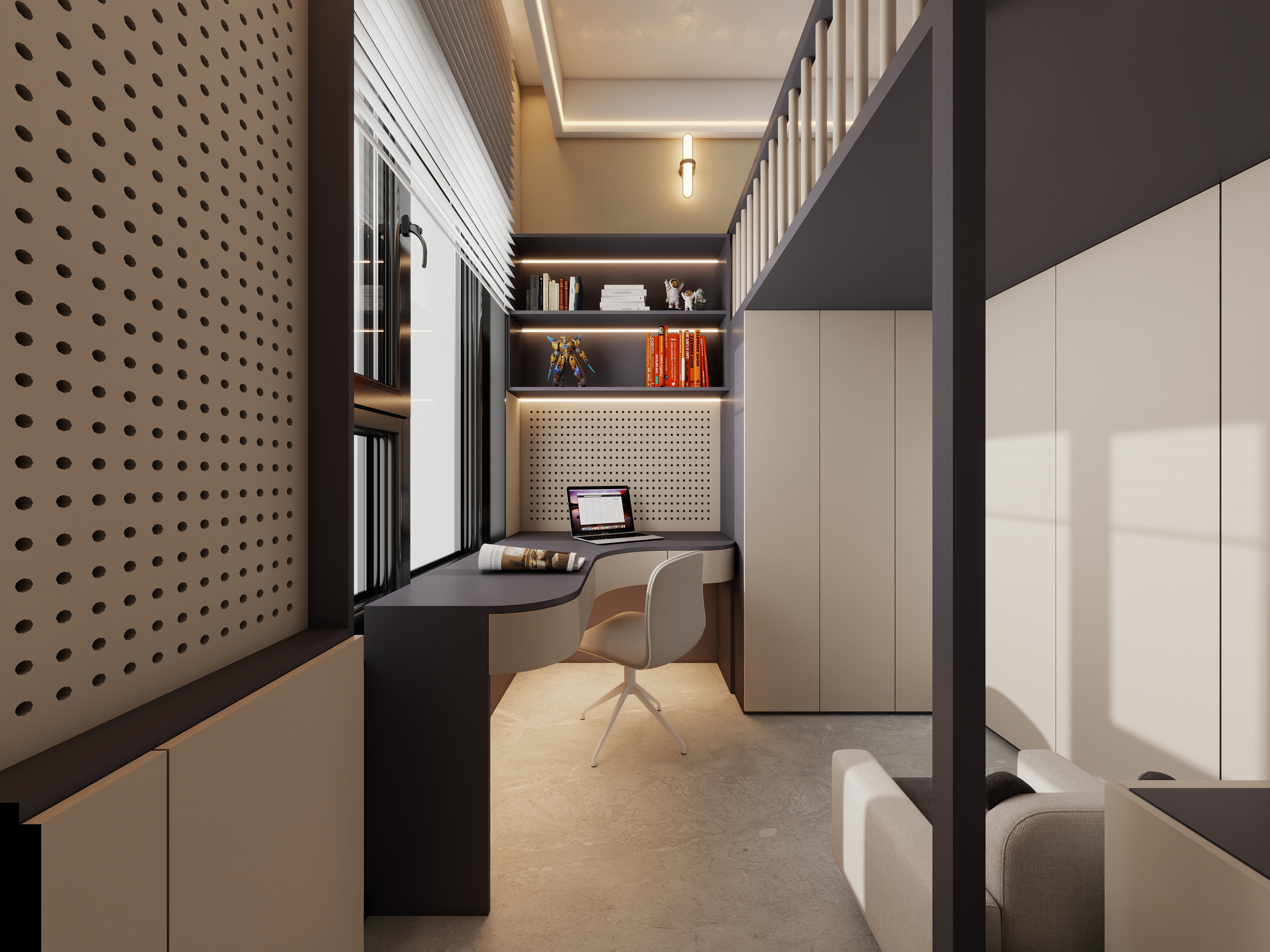 四川岳池御龙湾（214平方意式极简六居室）-61