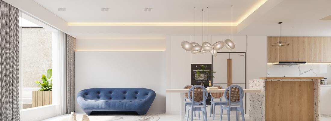 现代轻奢叠墅设计-8