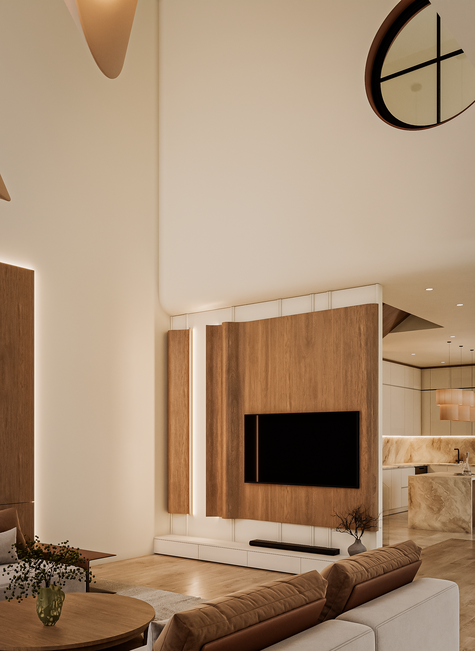 Tropical Living-Kitchen room-3