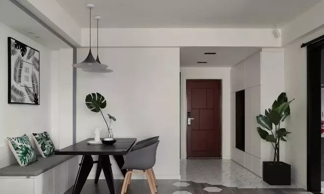 118㎡北欧风加上轻工业元素公寓  云行空间建筑设计-15