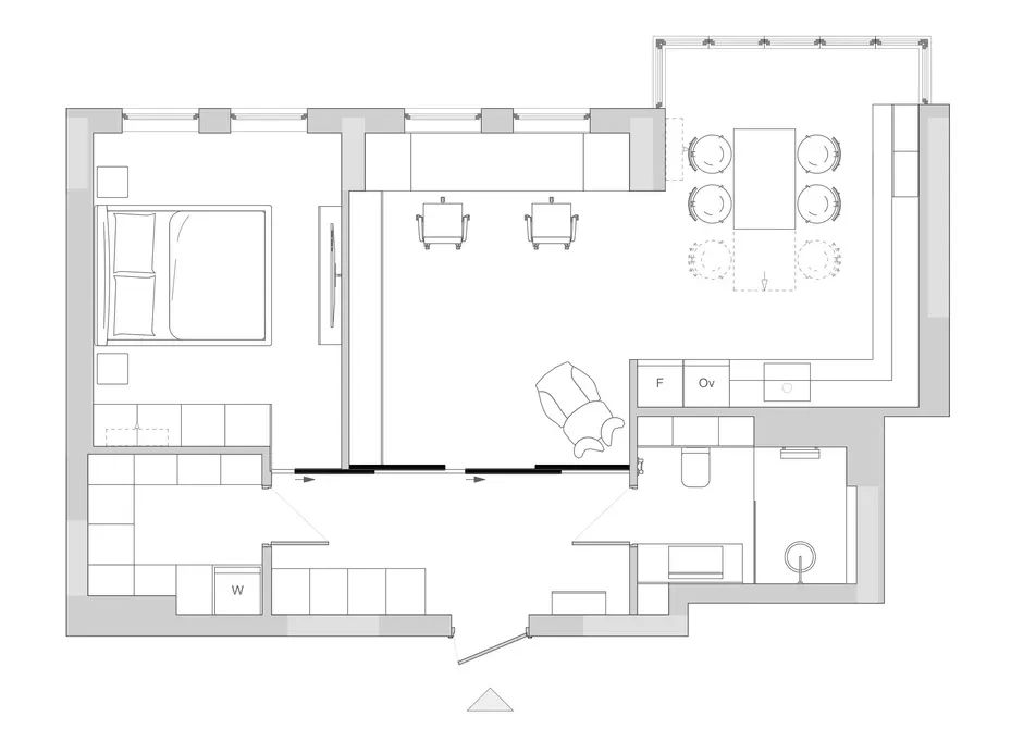 GOSSAMER 38㎡简约住宅丨乌克兰基辅丨ACIID Studio-66
