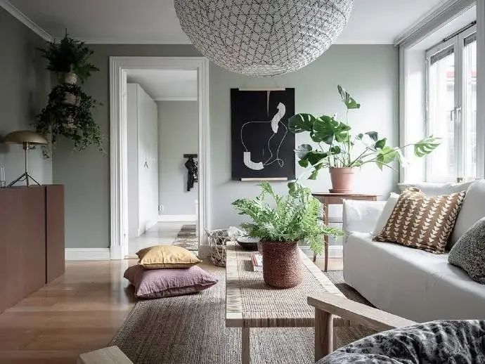 森系公寓 | 绿植与原木的完美融合-7