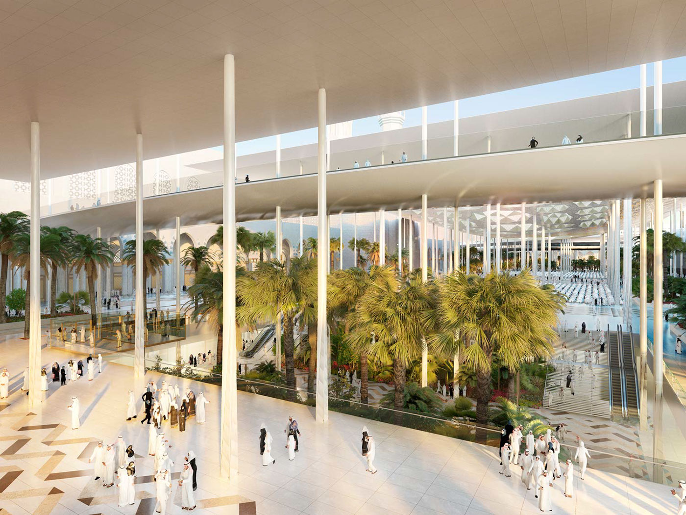 麦加大清真寺扩建设计，展现现代与传统之美-11