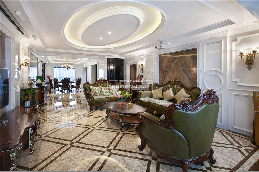 昆明 230 平米欧式豪宅，设计师展康震打造惊艳空间-16