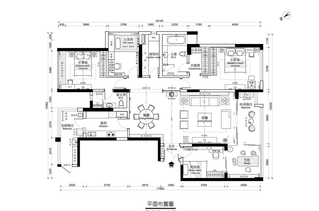 广州番禺大学小筑新中式风格室内设计-0