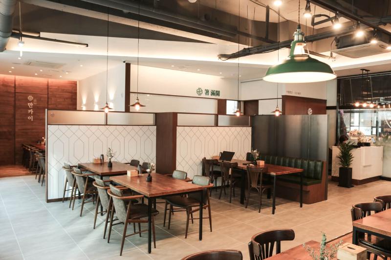 韩式简约风餐厅设计，营造温馨舒适氛围-2