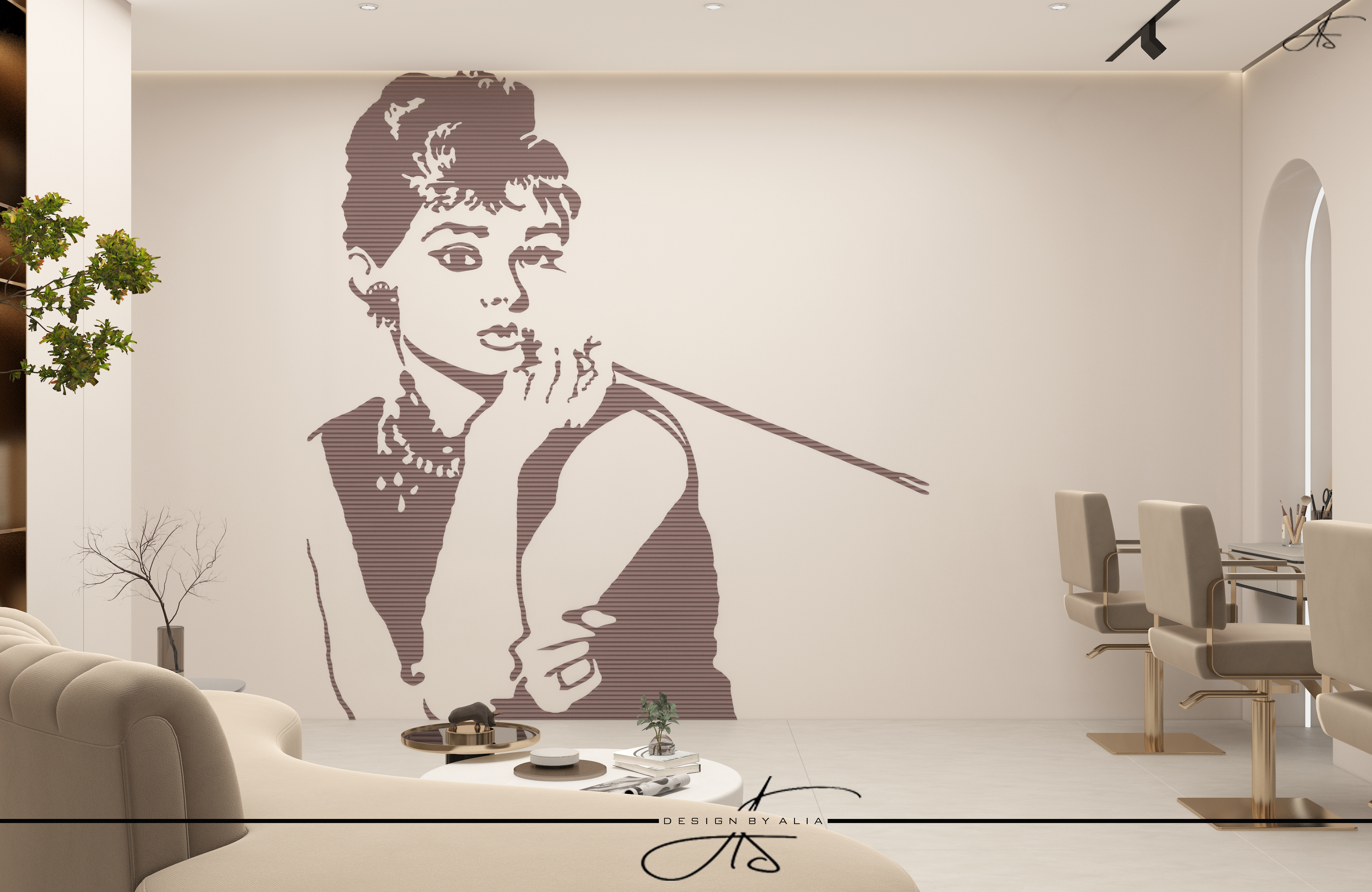 Beauty Center Design Hair station-3