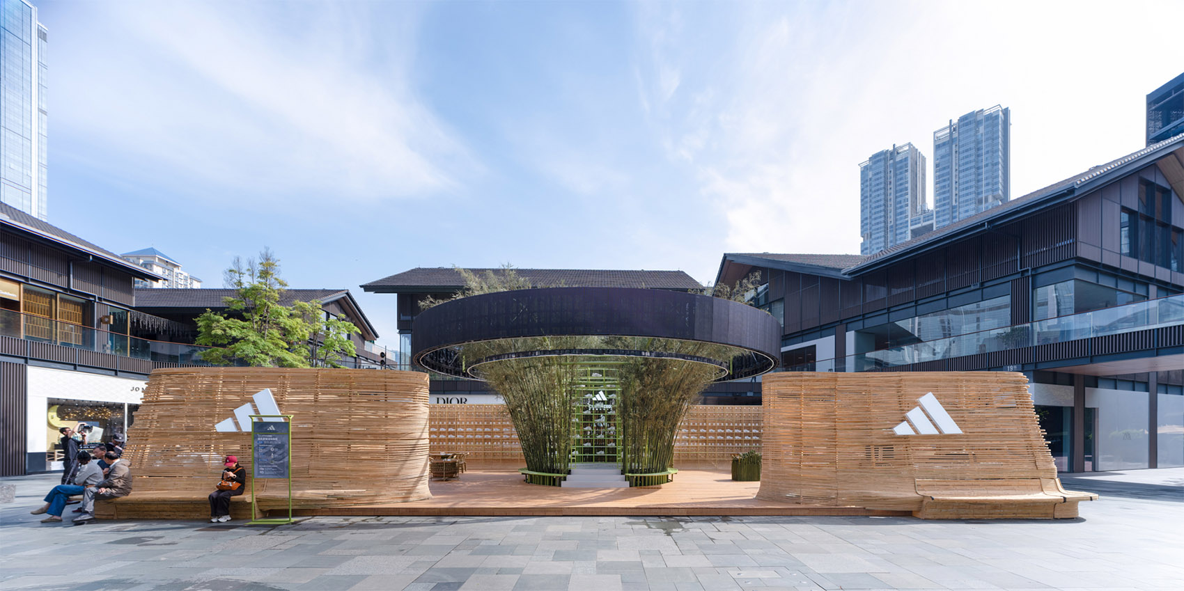 成都太古里东广场阿迪达斯清风茶馆丨中国成都丨line+建筑事务所-118