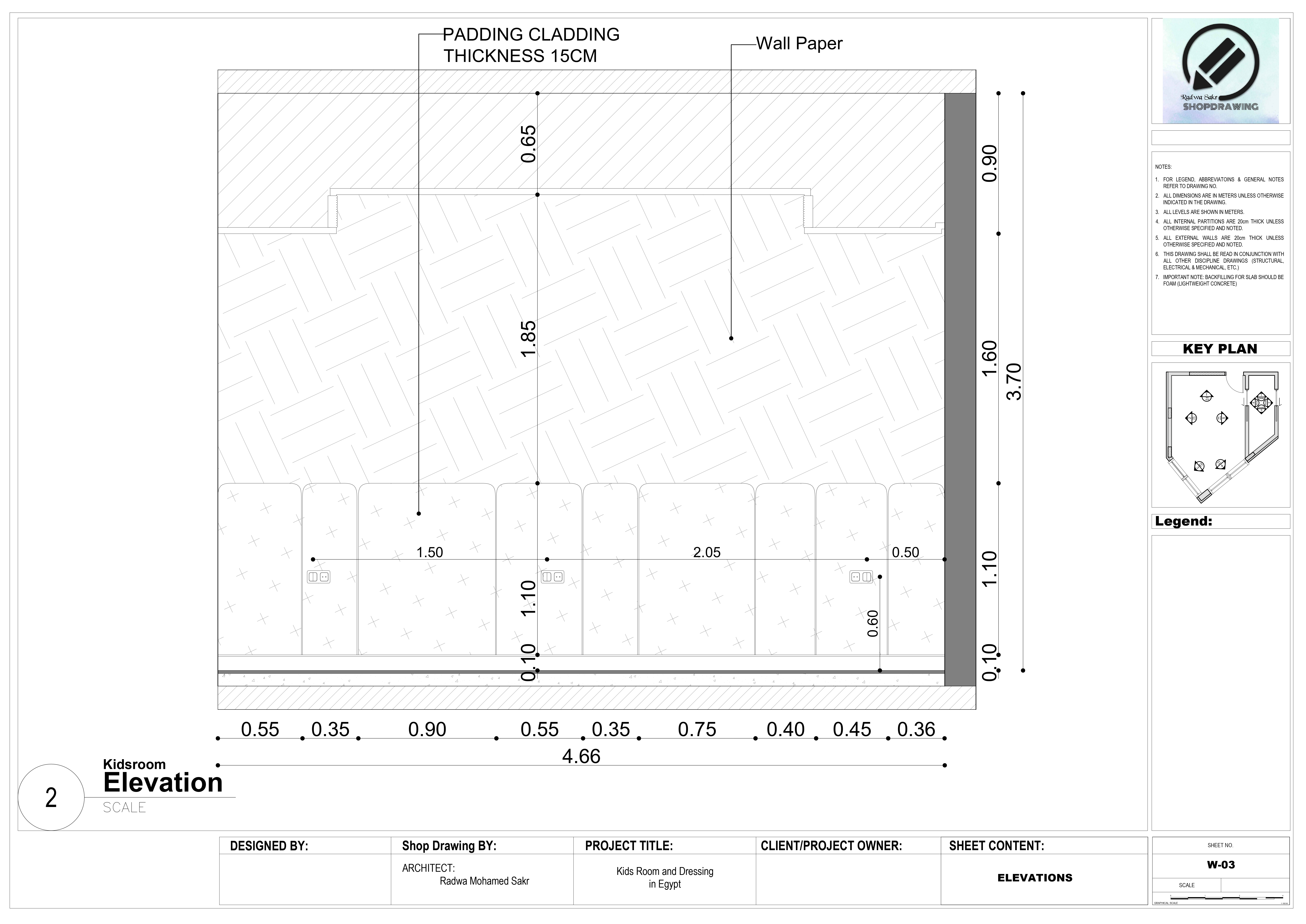 Shop Drawing For kids Room-11