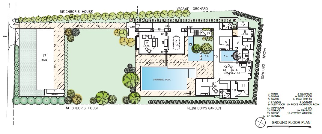 热带风格住宅设计，实现私密性与景观的完美融合-18