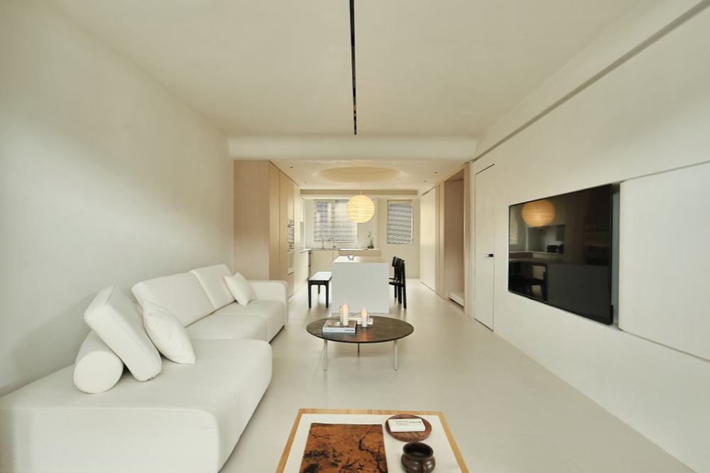 奶油色系温馨跃层家居设计丨中国汕头丨杜弗设计-61