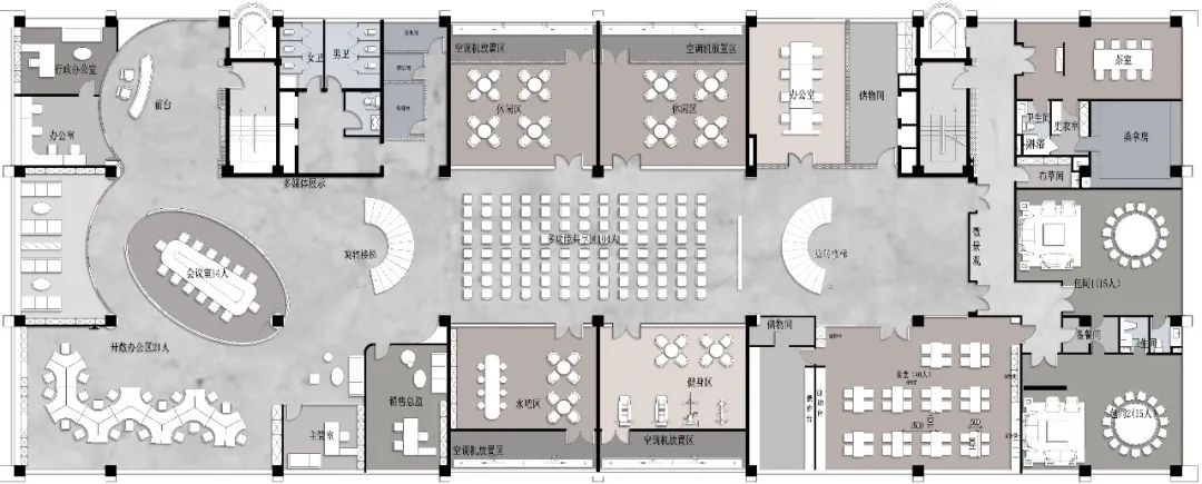 万玛生物办公空间 | 水蕴万物,生态自然-17