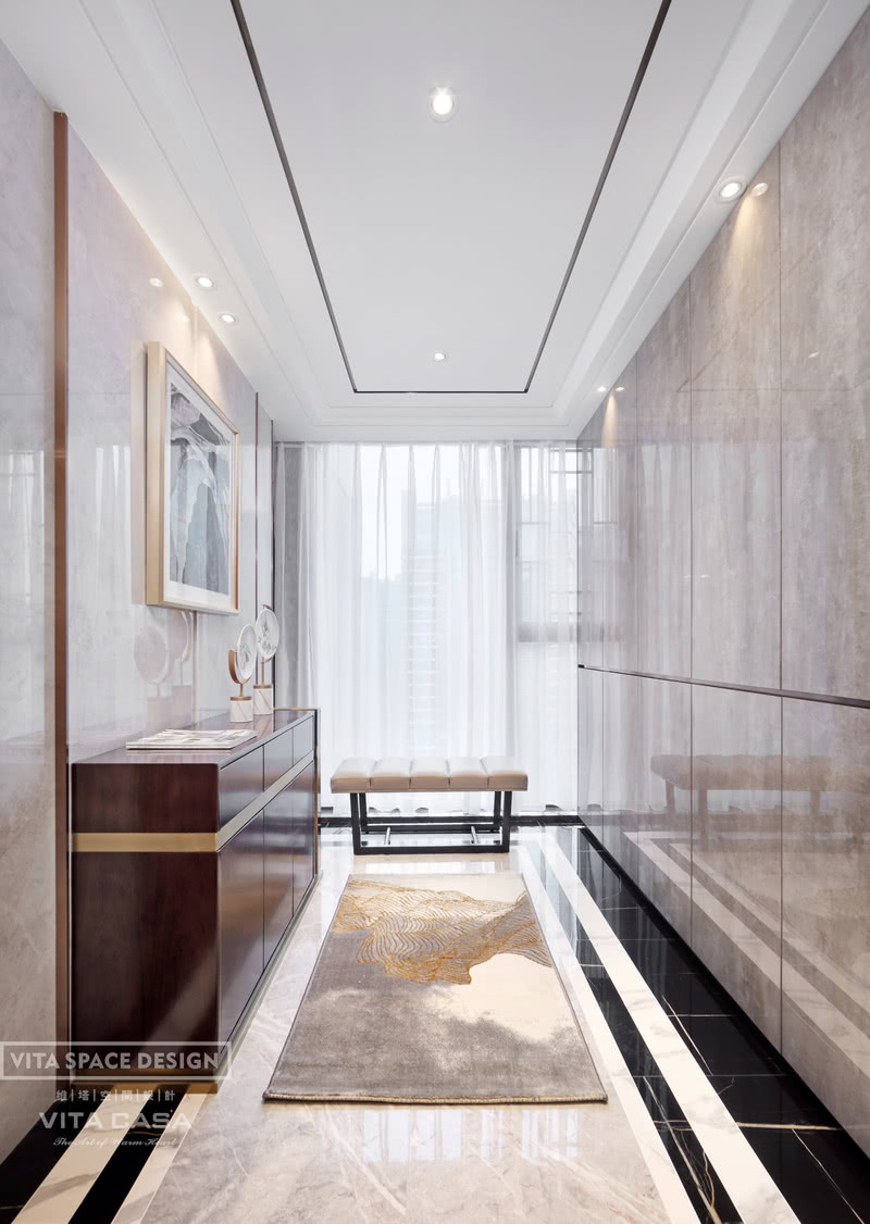 深圳宝安壹方玖誉178平私宅，现代轻奢风演绎精致生活-11