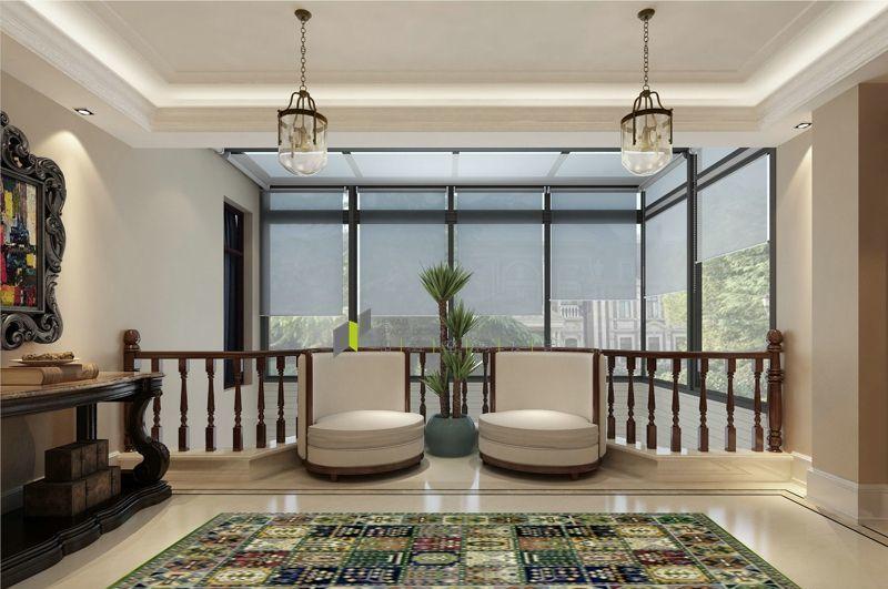 济南华润仰山别墅美式风格装修案例赏析-12