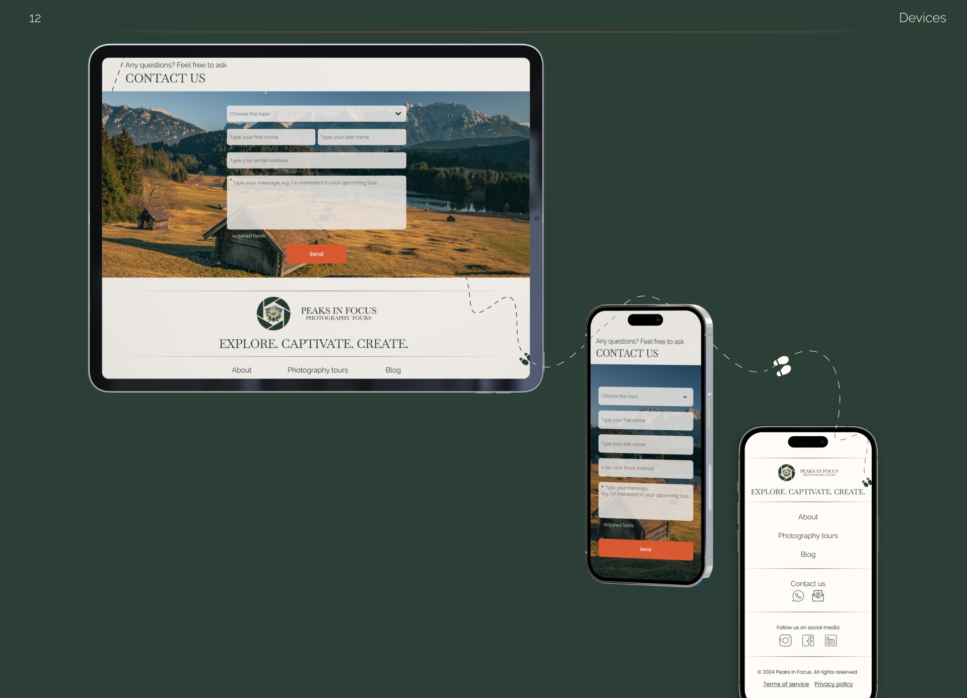 UX/UI Design for Photography Tours agency-13