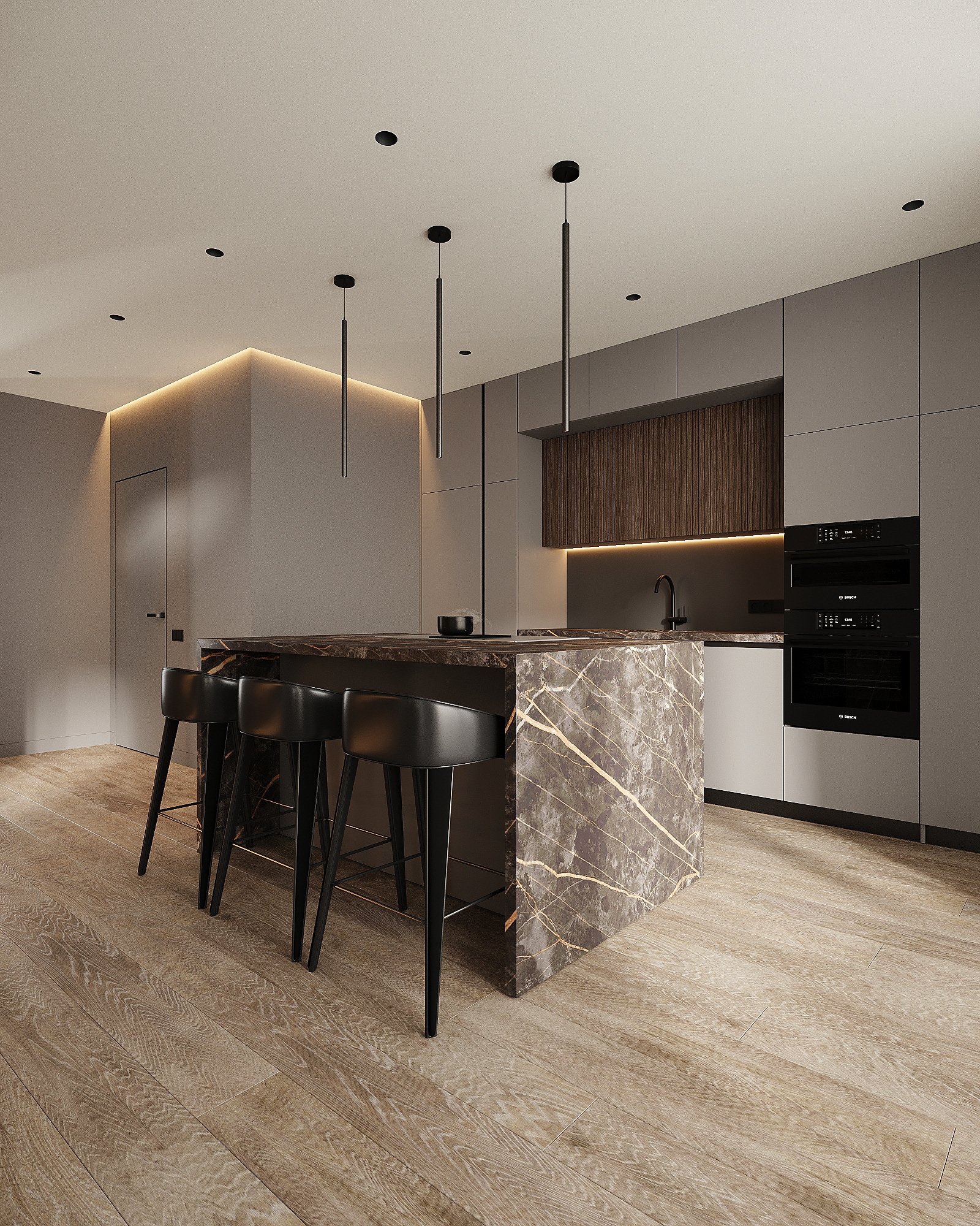 现代两层公寓设计丨德国丨Bodes studio-16