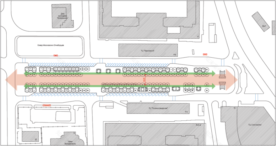Сокольническая площадь(索科尔尼奇广场改善项目)丨俄罗斯莫斯科丨Megabudka-98