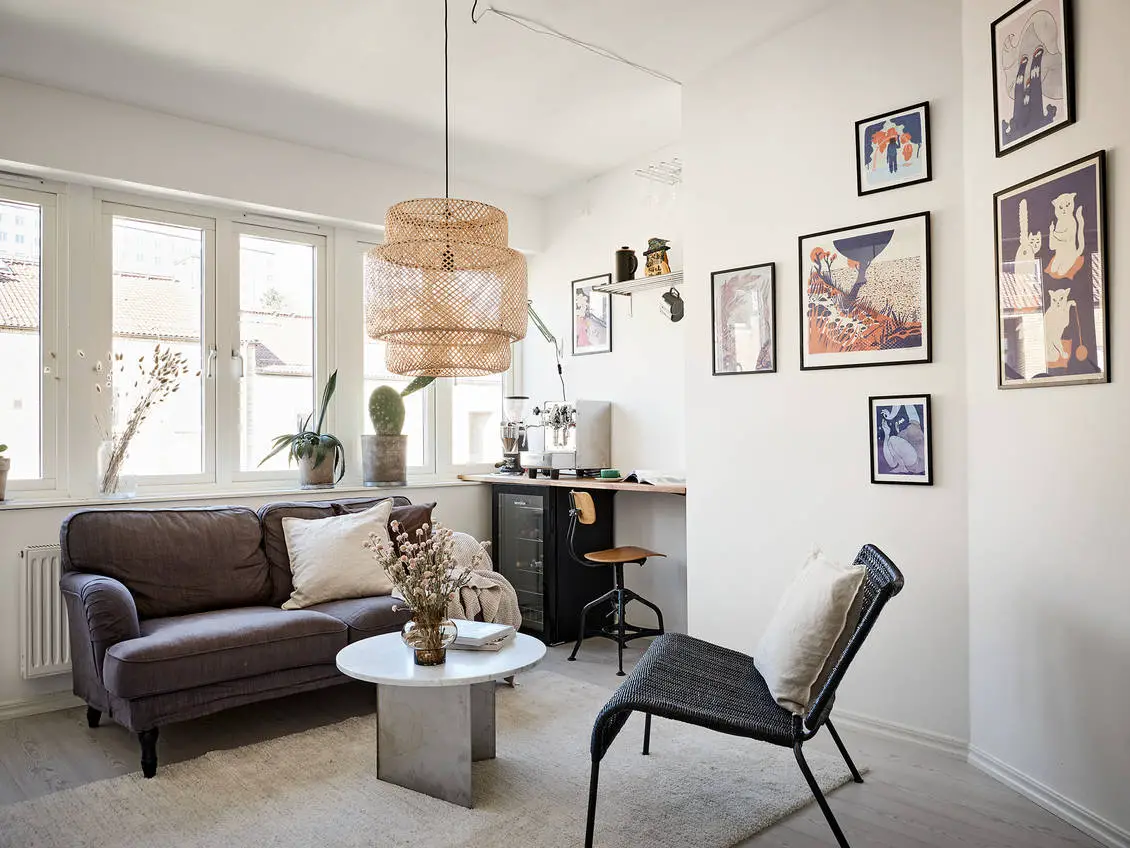 23m²瑞典风格小户型，创意阁楼卧室设计-3