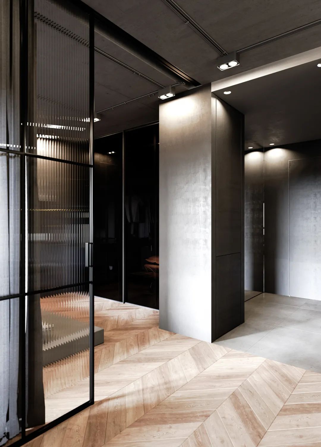 现代奢华 · 水泥灰公寓设计丨Konstantin Kildinov-48