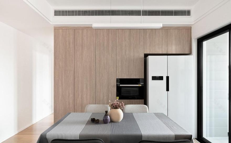 125㎡现代风温馨极简家居,治愈生活的设计亮点解读-9