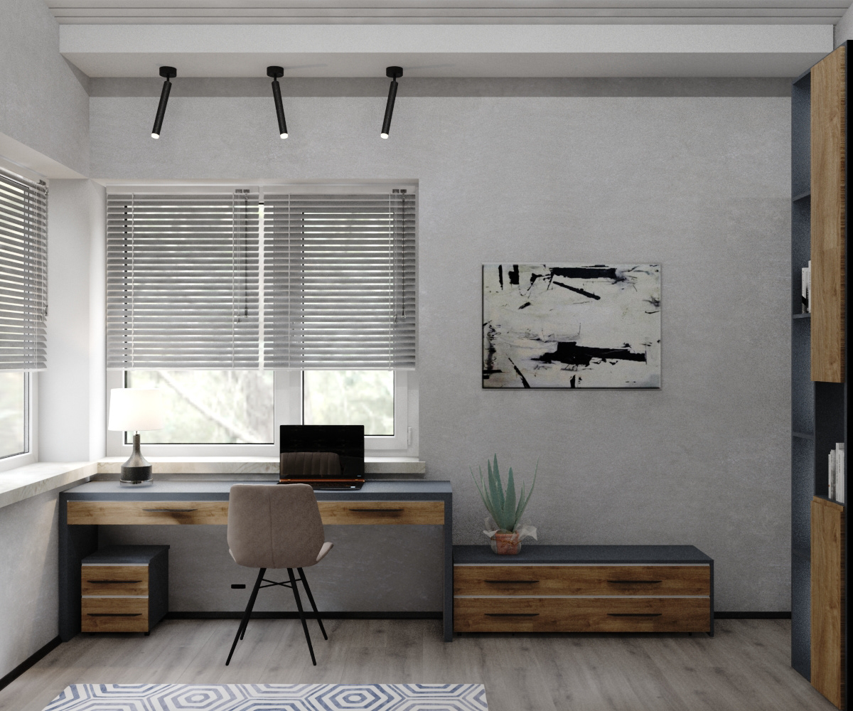 Anastasiya Gushchina丨平层丨Интерьер одноэтажного дома 120м2-4