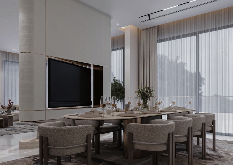 Modern Roof Floor ( Living , Dining , Kitchen )-15